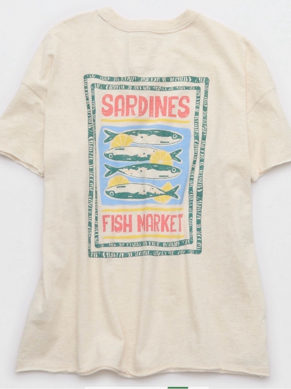 Aerie Oversized Boyfriend Graphic T Shirt Size Large - Picture 6 of 6